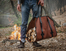 firewood log carrier