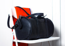 Leather Weekender - Black leather