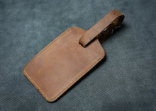 Premium handcrafted Leather Luggage tag
