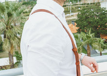 Premium Leather Suspenders | Durable Leather with Trigger Snap & Clip | Handcrafted