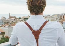Premium Leather Suspenders | Durable Leather with Trigger Snap & Clip | Handcrafted