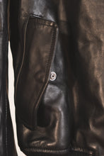 Chaqueta de cuero de aviador para hombre | Chaqueta bomber de cuero clásica