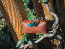 Luxury Leather Poop Bag Holder for Dogs – Durable and stylish pet waste bag case, handcrafted for long-lasting use.