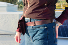 Leather Hip Bag vine colour
