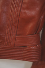 Chaqueta de cuero de aviador para hombre | Chaqueta bomber de cuero clásica