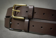 mens brown leather belts