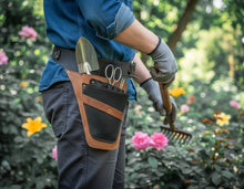 Werkzeuggürtel aus Leder | Blumenwerkzeuggürtel, Gartenwerkzeuggürtel, Friseurwerkzeuggürtel