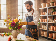 Werkzeuggürtel aus Leder | Blumenwerkzeuggürtel, Gartenwerkzeuggürtel, Friseurwerkzeuggürtel