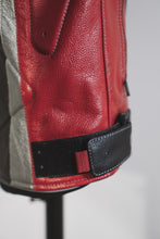 Men’s Motorcycle Sport Leather Jacket – Black & Red Cowhide by Fashion Racing