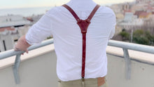 Premium Leather Suspenders | Durable Leather with Trigger Snap & Clip | Handcrafted