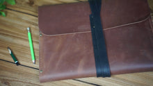 Leather Sketchbook A4 Cover | Brown Black | Artists Gifts | HANDCRAFTED