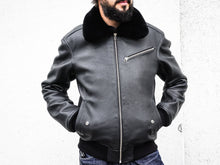 Men's aviator leather jacket