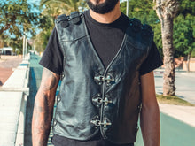 Motorcycle Leather Vest