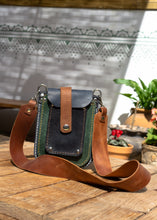 Leather mini bag for women