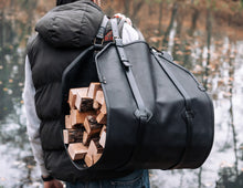 best leather firewood log carrier