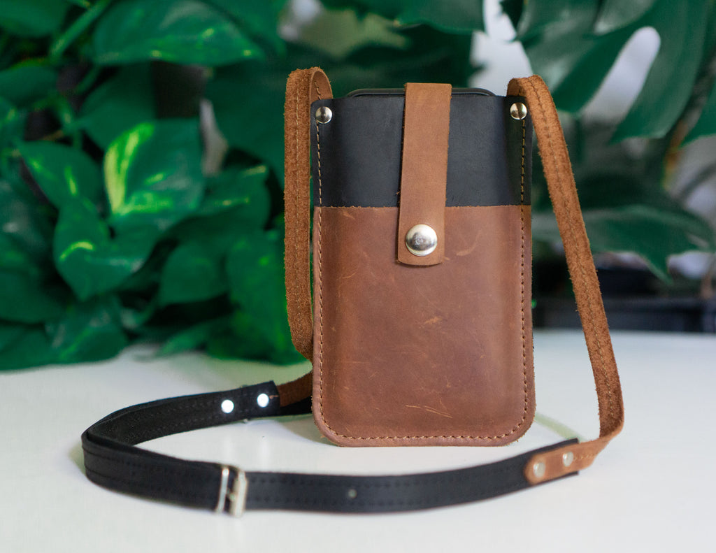 Men's Handmade Crossbody Phone Bag