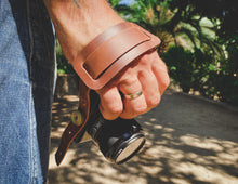 Brown Leather Camera Hand Strap, Camera Wrist Strap