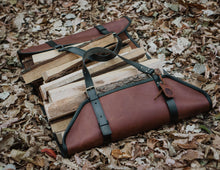 Leather Firewood Log Carrier