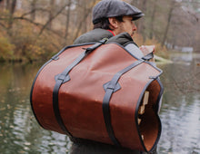 Leather Firewood Log Carrier