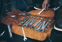 Leather Tool Roll, Garage Tools Storage, Wrench Holder, Car Tool Storage, Motorcycle Tool Bag, Mechanic Organizer, Tool Pouch, Free Shipping