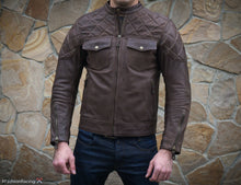 Custom Leather jacket by Fashion Racing