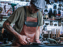 Split Leg Leather Apron Personalized Aprons are made of high quality leather Gift for Blacksmith Woodworker Barista Barber Grilling BBQ Work