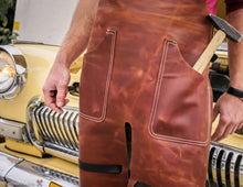 Split Leg Leather Apron Personalized Leather Apron Blacksmith Woodworking Welding Carpentry Barista Barber Grilling Tattooist Mechanic Work