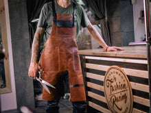 Split Leg Leather Apron Personalized Aprons are made of high quality leather Gift for Blacksmith Woodworker Barista Barber Grilling BBQ Work