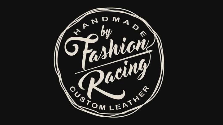 Video of leather work Fashion Racing, leather apron, handmade, handcrafted