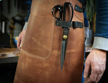 mens leather apron