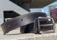 Brown leather belt, Gift for men, Persolanized high quality leather belt, Genuine leather belt, Handcrafted leather belt, Wide Leather Belt