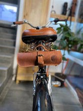 Leather Bike Saddle Bag, Bikes Tool Bag Leather Brown, Bicycle Leather Tool Roll, Leather Bicycle Saddlebag, Tool Organizer, Leather Tool Storage, Personalized leather bag
