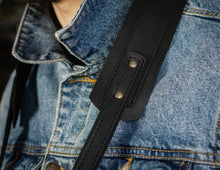 Black Leather Camera Strap, Camera Harness, Photographer strap