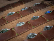 Leather Collector Coin Storage