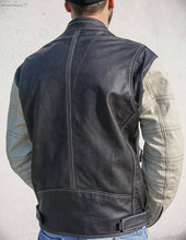 Cafe racer leather jacket , custom men leather jacket, motorcycle leather jacket, biker leather jacket cafe racer, black leather jacket