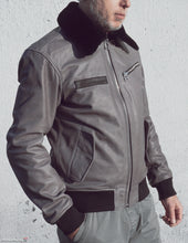Leather flying jacket. jaсket pilot, vintage style leather jacket, leather bomber, army jacket, aviator leather jacket
