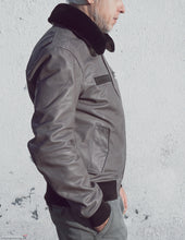 Leather flying jacket. jaсket pilot, vintage style leather jacket, leather bomber, army jacket, aviator leather jacket