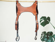 Personalized Leather Camera Harness Leather camera Strap Dual Camera Harness Double Camera Harness DSLR camera harness Photographer harness