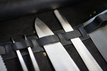 personalized leather knife roll