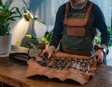 Chef Knife Roll, Knife Case, Full Grain Leather Knife Roll, Knives Roll Holder, Leather Knife Roll Bag, Chef Gift,Chefs Leather Knife Roll, Knives Bag