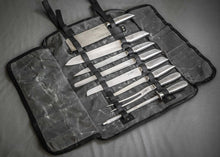 KNIFE ROLL BAG | knife roll canvas grey