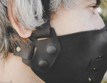 leather mask helmet