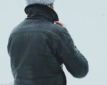 Men's Leather Jacket, Custom Leather Jacket for Men, Classic Trucker Leather Jacket, Men's Autumn Leather Jacket