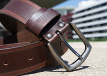 Belt for men - Genuine Leather, Handcrafted, Free personalization, Gift for Boyfriend, Best Man Gift, Gift fo dad. High quality leather belt