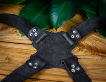 black camera harness