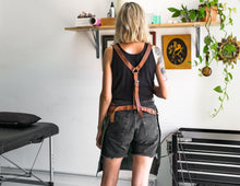 apron leather straps