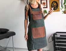 Custom Leather bbq Apron