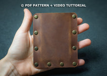 No Stitch Rivet Card Case Template