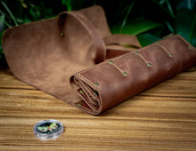 Leather Collector Coin Bag