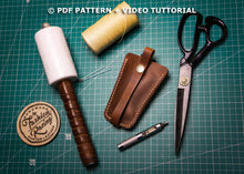 1 Sharp tailor's scissors or cutter / stationery knife Hole puncher 3 mm Stitching chisel 1 (Stitching Lacing Chisel 5mm) or Awl 2 needles 1 Hammer Paper tape Glue